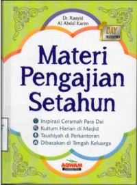 Materi Pengajian Setahun