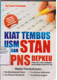 Kiat tembus usm stan dan cpns depkeu