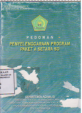 Pedoman penyelenggaraan paket a setara sd