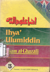 Terjemahan Ihya' Ulumuddin Jilid 3